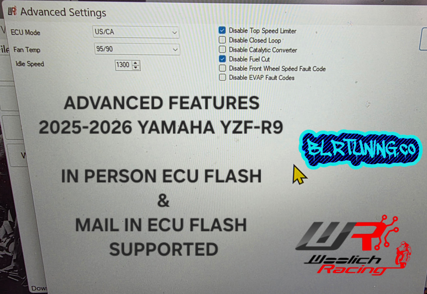 YAMAHA ECU FLASH TUNING