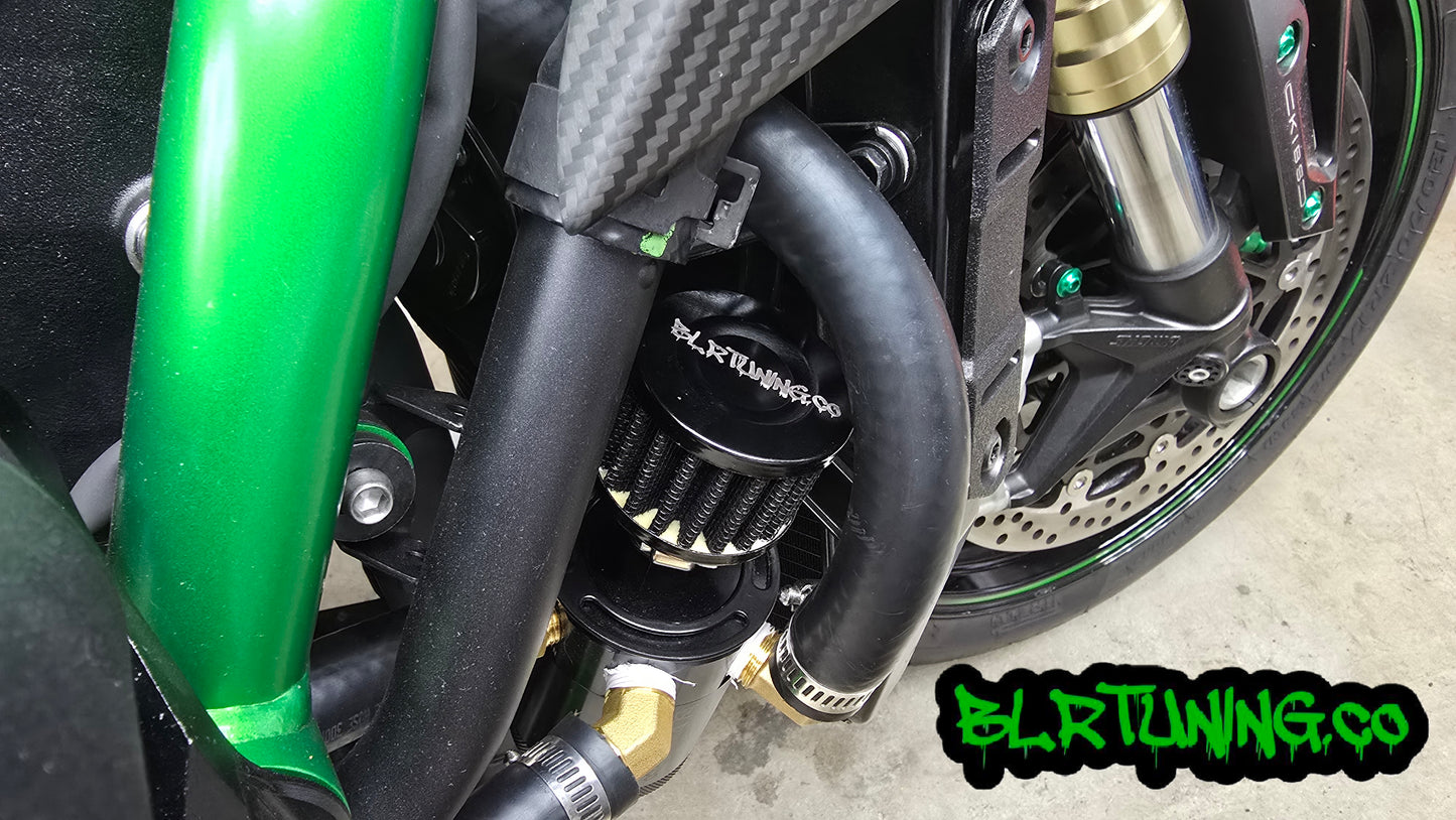 KAWASAKI ZH2 AIR OIL SEPARATOR 3 PORT CATCH CAN