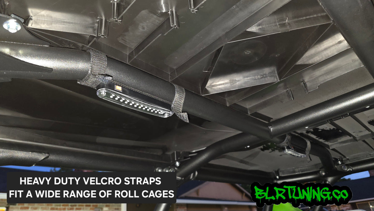 UTV ROLL CAGE MOUNTED LED DOME LIGHTS - BATTERY OPERATED - SUPER BRIGHT