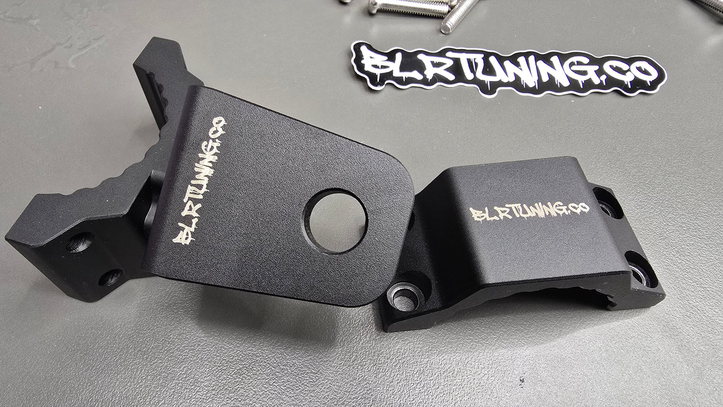 BLR TUNING Billet Aluminum Whip - Spot Light - Flagpole Mounts – Fits 1.75" to 2.0" Roll Cage Bars - UTV -ATV - ORV - UNIVERSAL FITMENT