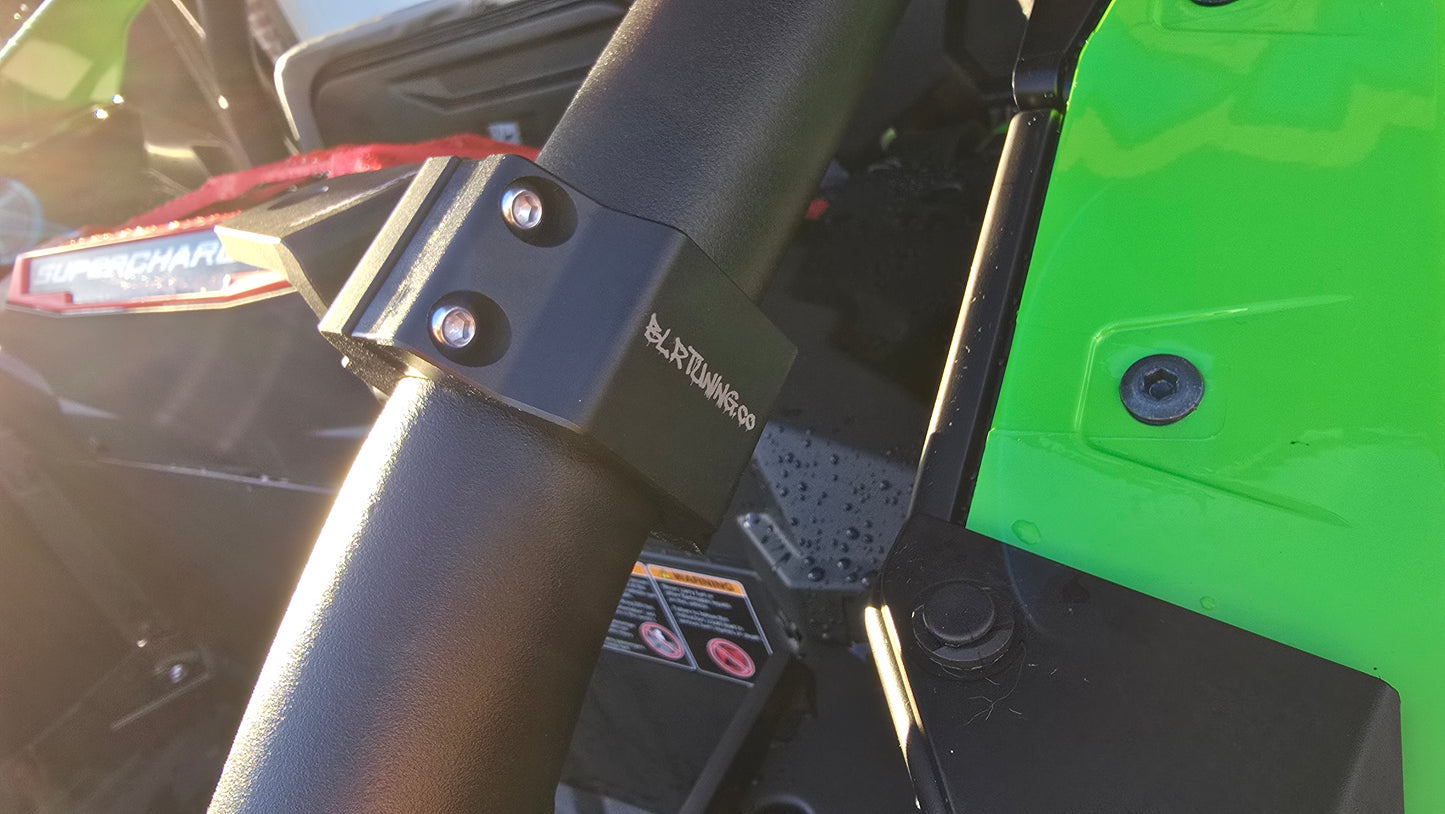 BLR TUNING Billet Aluminum Whip - Spot Light - Flagpole Mounts – Fits 1.75" to 2.0" Roll Cage Bars - UTV -ATV - ORV - UNIVERSAL FITMENT