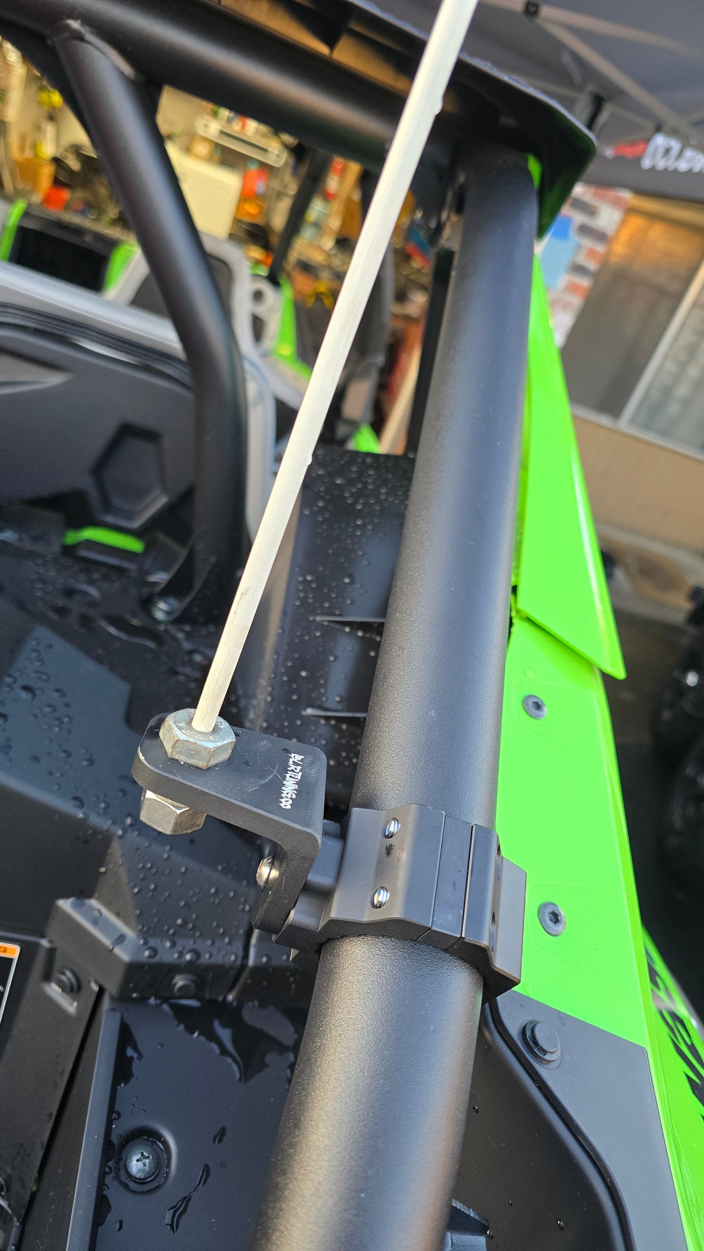 BLR TUNING Billet Aluminum Whip - Spot Light - Flagpole Mounts – Fits 1.75" to 2.0" Roll Cage Bars - UTV -ATV - ORV - UNIVERSAL FITMENT