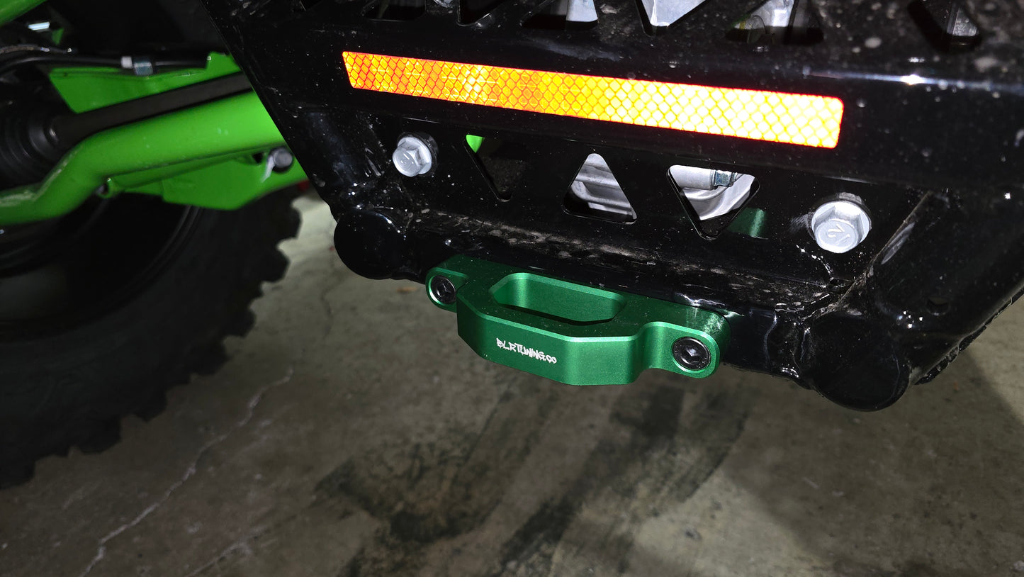 KAWASAKI TERYX H2 Billet Aluminum Tow Hooks - FITS FRONT AND REAR 2026 TERYX4 H2 AND TERYX5 H2 MODELS