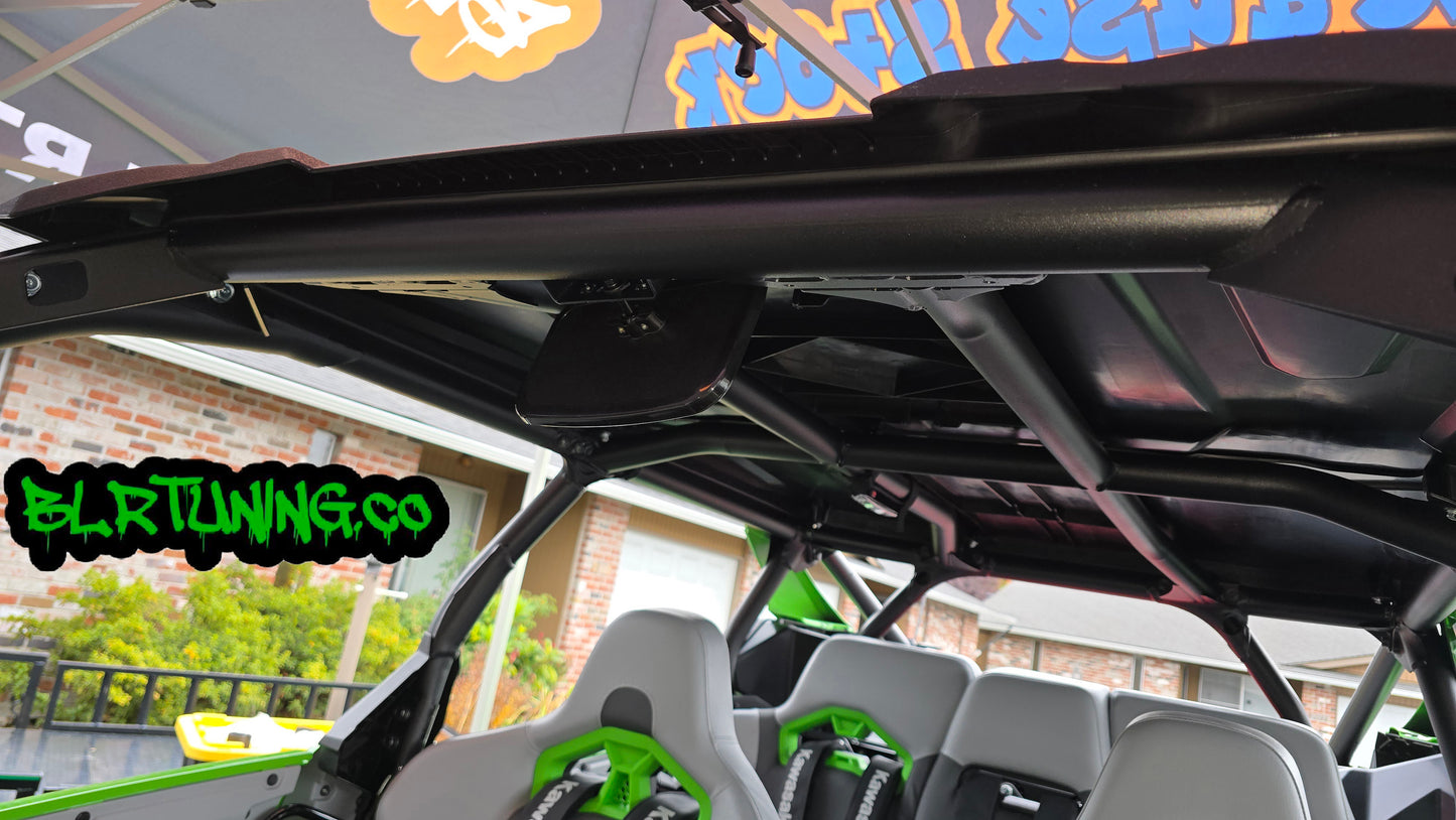 UTV MIRRORS - REAR VIEW MIRROR AND SIDE MIRRORS - LIGHTWEIGHT - WIDE FIELD OF VIEW - UNIVERSAL FITMENT - 1.6 in to 2 in ROLL CAGE MOUNTED