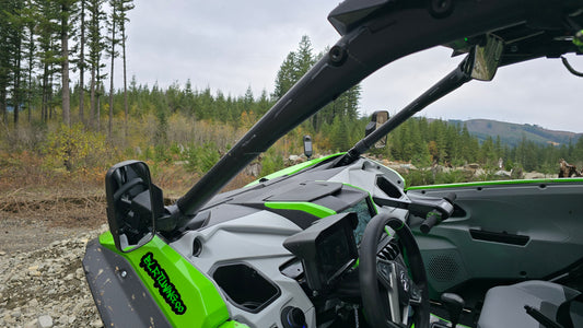 UTV MIRRORS - REAR VIEW MIRROR AND SIDE MIRRORS - LIGHTWEIGHT - WIDE FIELD OF VIEW - UNIVERSAL FITMENT - 1.6 in to 2 in ROLL CAGE MOUNTED