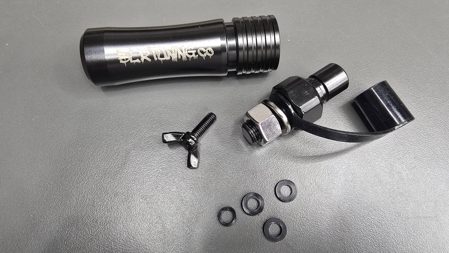 UTV AND ATV FLAGPOLE QUICK RELEASE BILLET ALUMINUM 1/4 OR 5/16 FLAGPOLE HOLDER