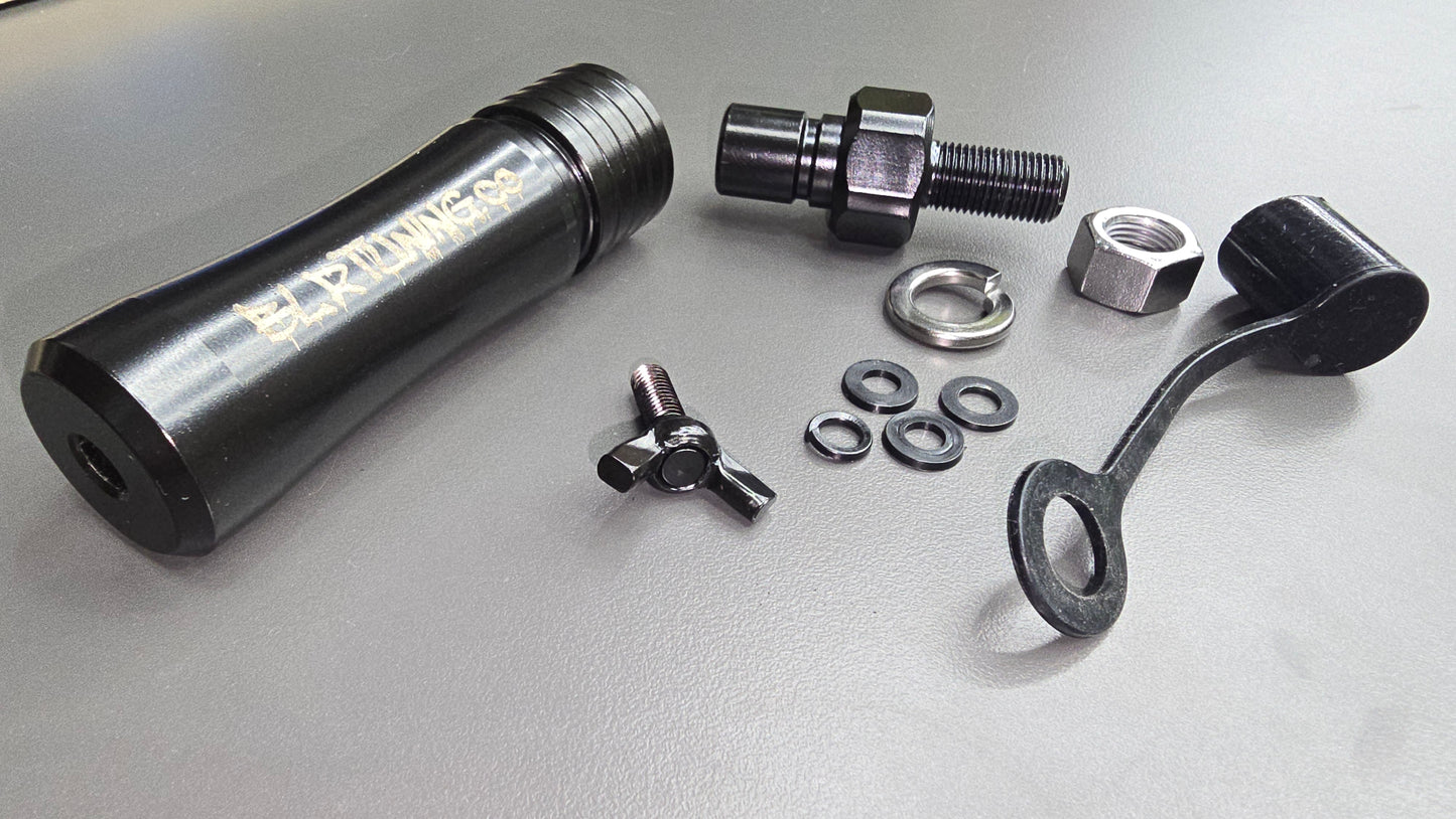 UTV AND ATV FLAGPOLE QUICK RELEASE BILLET ALUMINUM 1/4 OR 5/16 FLAGPOLE HOLDER