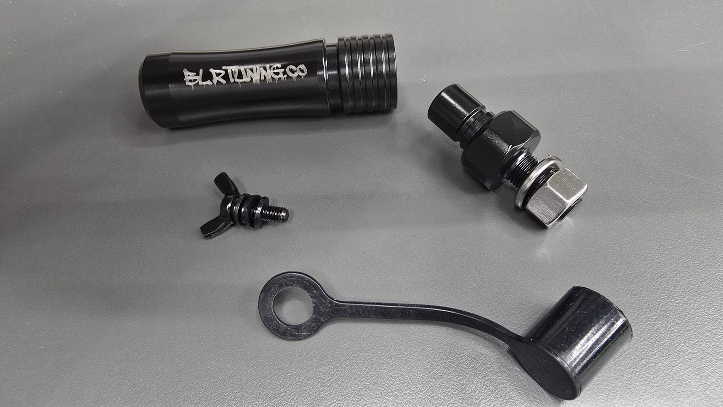 UTV AND ATV FLAGPOLE QUICK RELEASE BILLET ALUMINUM 1/4 OR 5/16 FLAGPOLE HOLDER