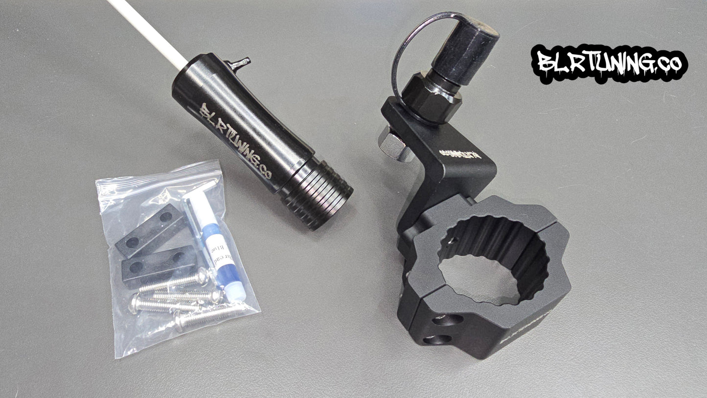 FLAGPOLE QUICK RELEASE AND ROLL CAGE MOUNTING BRACKET FITS 1/4 OR 5/16 FLAGPOLE AND FITS 1.6 TO 2 inch ROLL CAGE