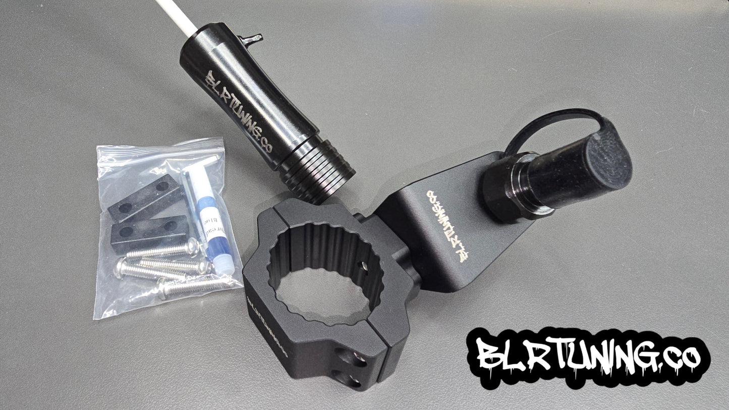 FLAGPOLE QUICK RELEASE AND ROLL CAGE MOUNTING BRACKET FITS 1/4 OR 5/16 FLAGPOLE AND FITS 1.6 TO 2 inch ROLL CAGE