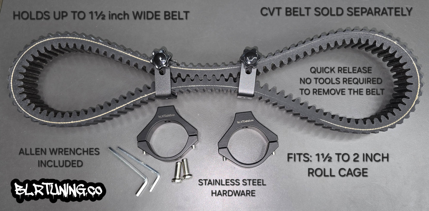 CVT Belt Holder – Roll Cage Mounted - fits 1.5 in - 2 in Roll Cage FOR UTV AND ATV