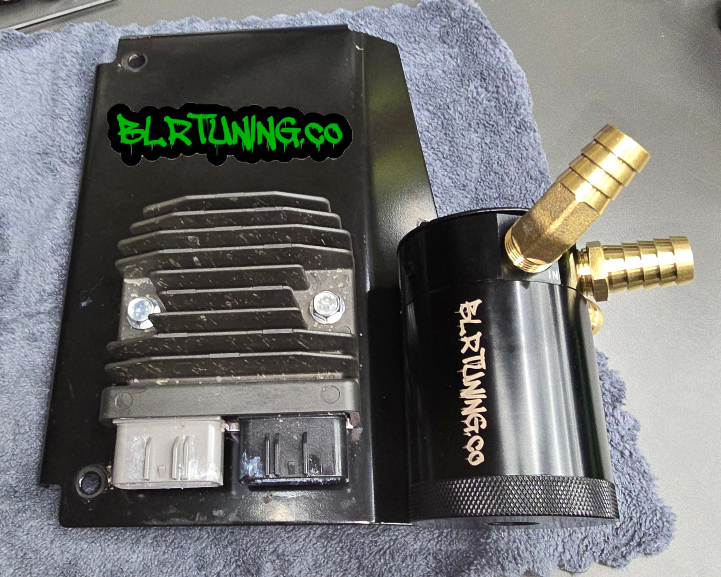 KAWASAKI TERYX H2 AIR OIL SEPARATOR 3 PORT CATCH CAN