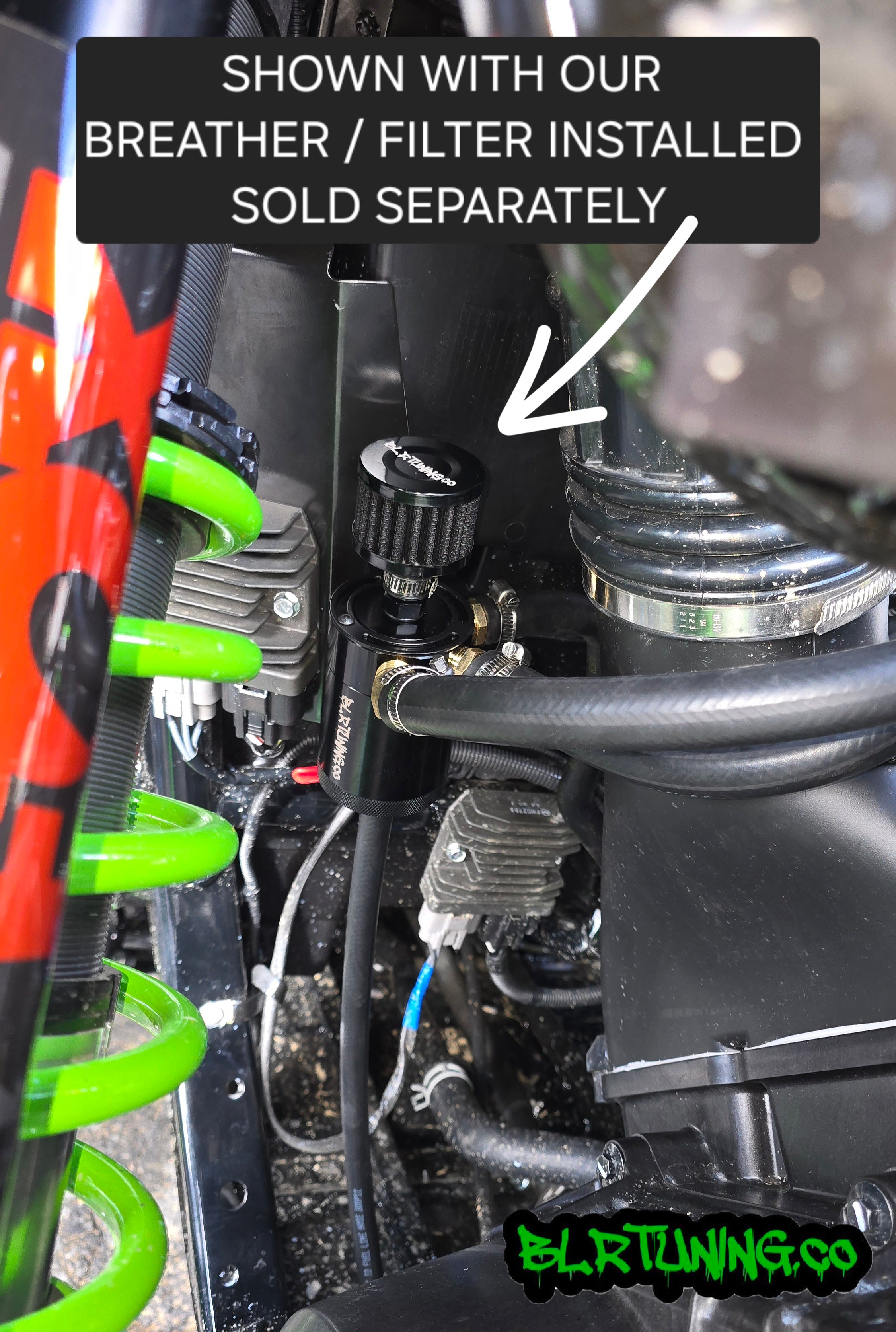 KAWASAKI TERYX H2 AIR OIL SEPARATOR 3 PORT CATCH CAN – BLR TUNING