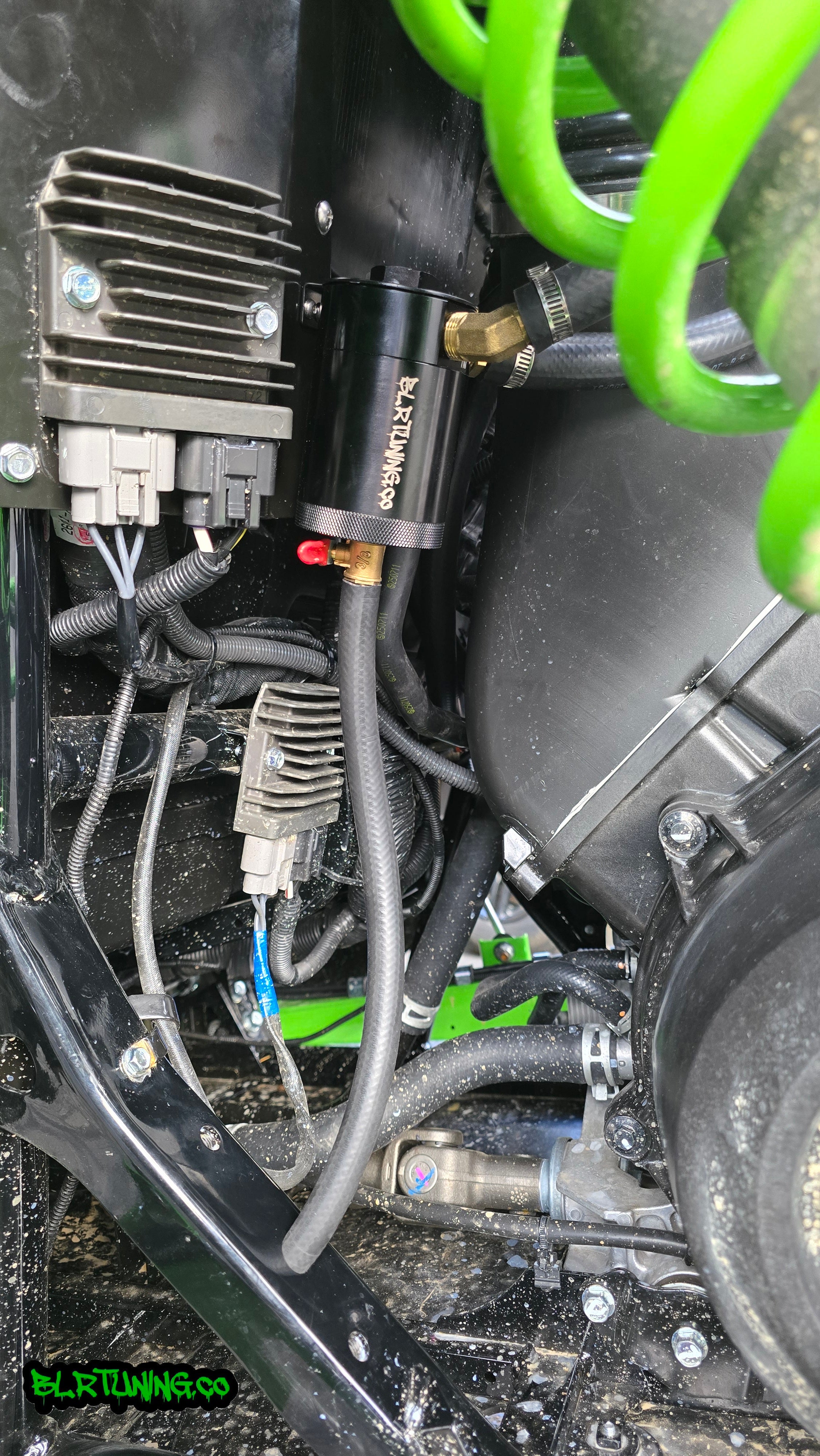 KAWASAKI TERYX H2 AIR OIL SEPARATOR 3 PORT CATCH CAN – BLR TUNING