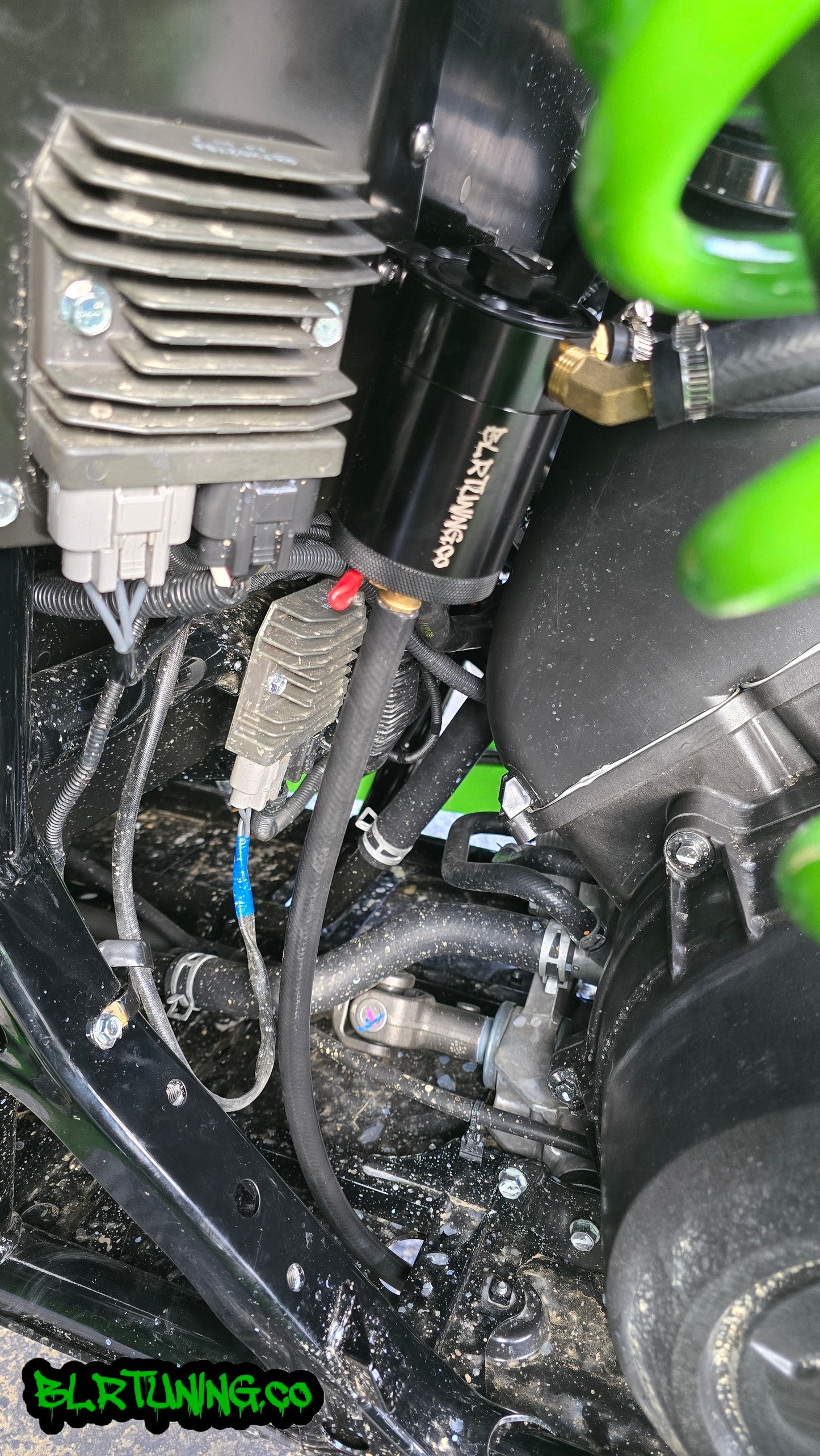 KAWASAKI TERYX H2 AIR OIL SEPARATOR 3 PORT CATCH CAN