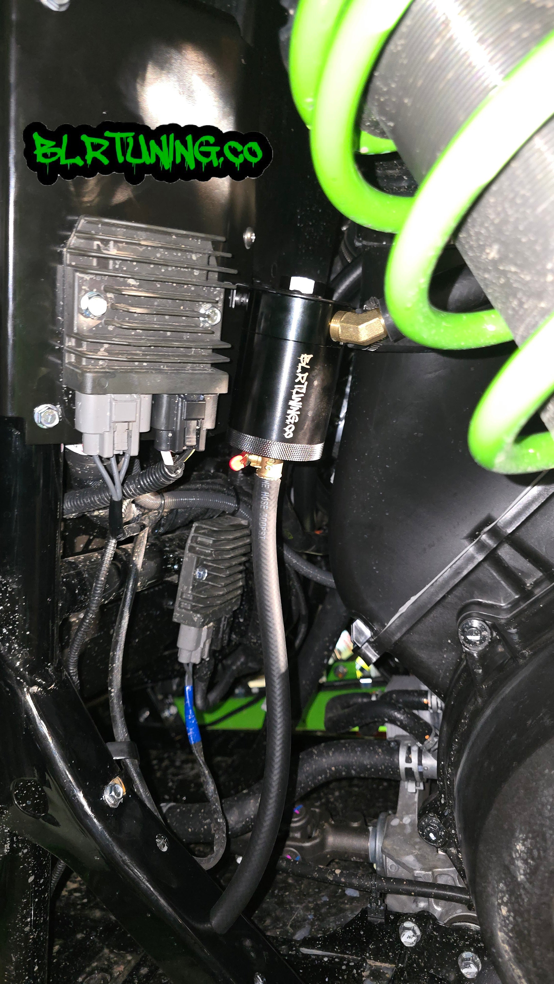 KAWASAKI TERYX H2 AIR OIL SEPARATOR 3 PORT CATCH CAN – BLR TUNING