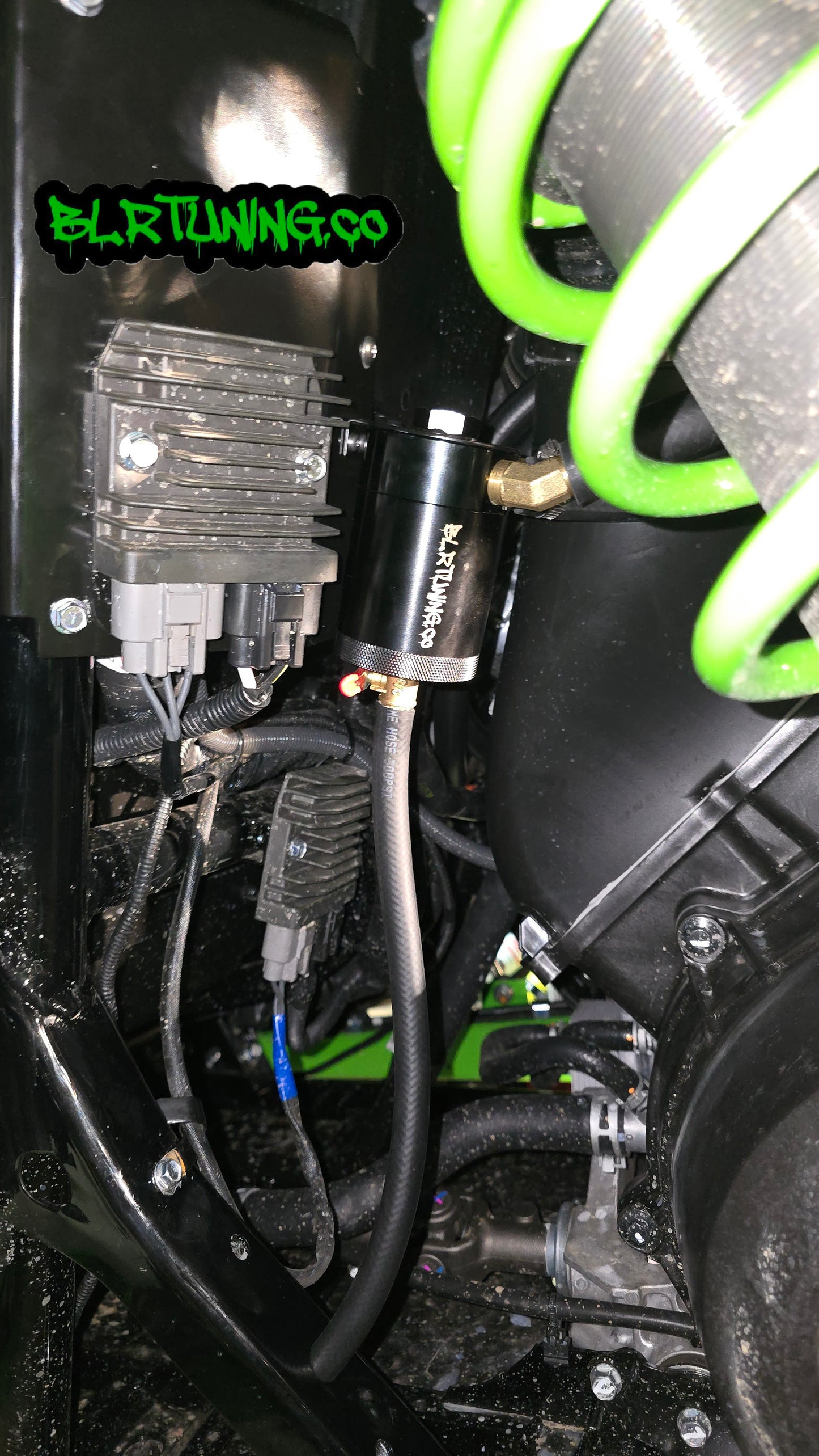 KAWASAKI TERYX H2 AIR OIL SEPARATOR 3 PORT CATCH CAN