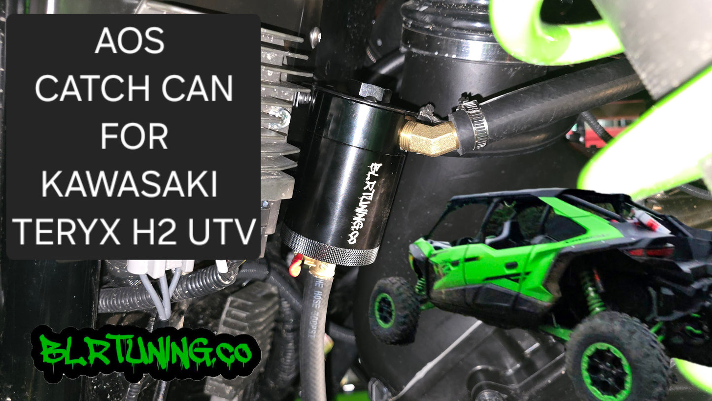 KAWASAKI TERYX H2 AIR OIL SEPARATOR 3 PORT CATCH CAN