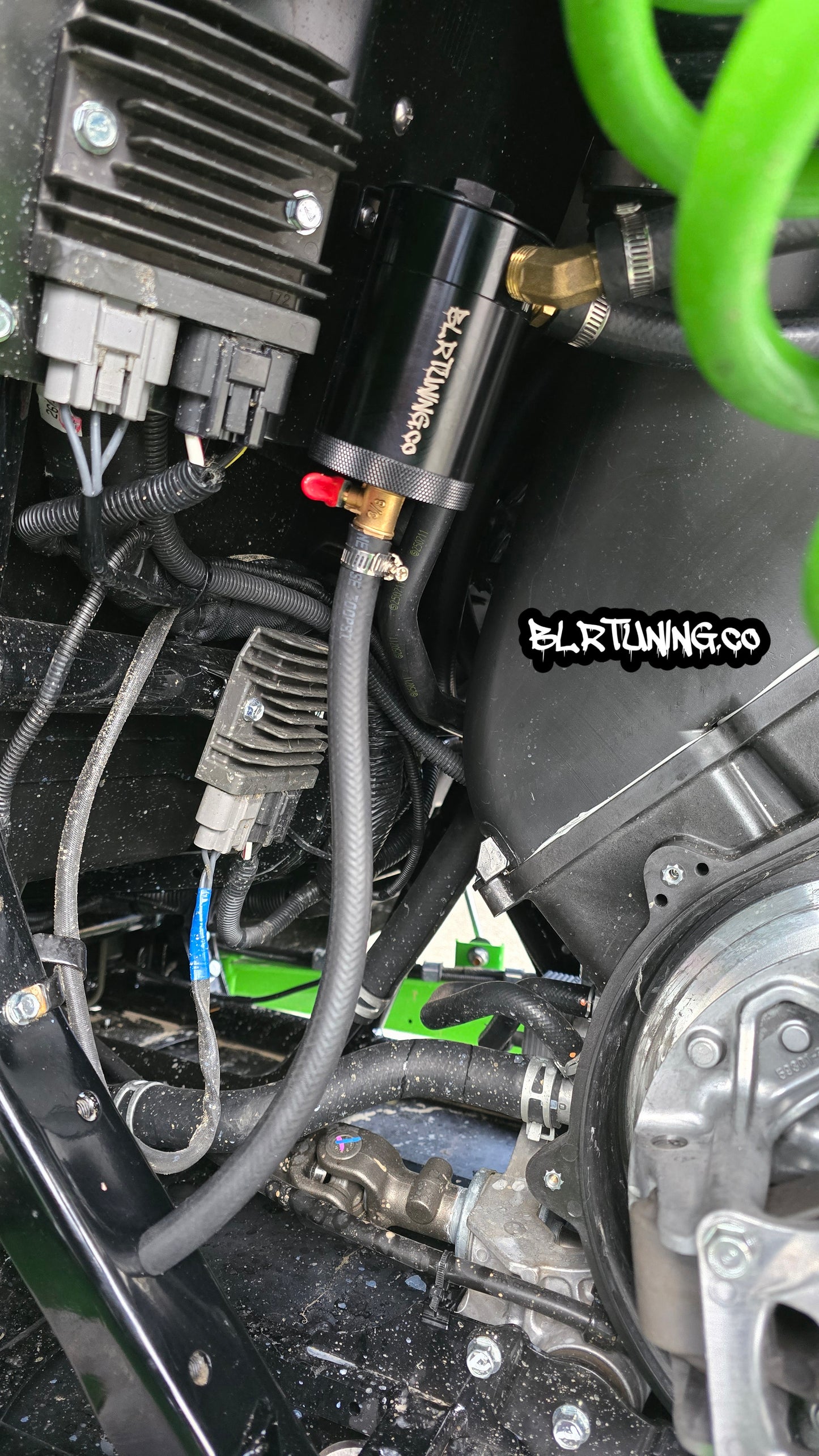 KAWASAKI TERYX H2 AIR OIL SEPARATOR 3 PORT CATCH CAN