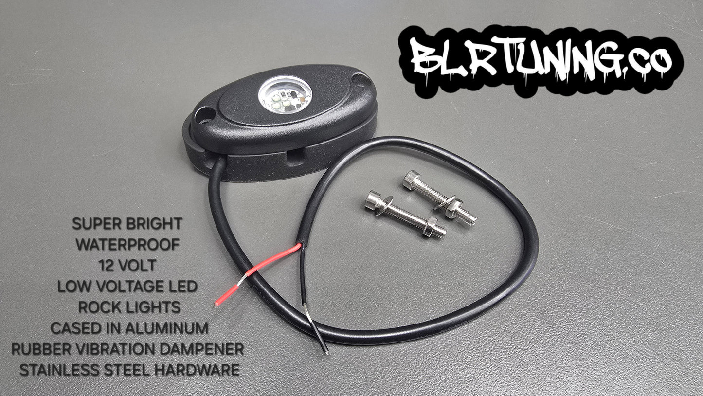 BLR TUNING HEAVY DUTY 12 VOLT LED ROCK LIGHTS – 4 PACK
