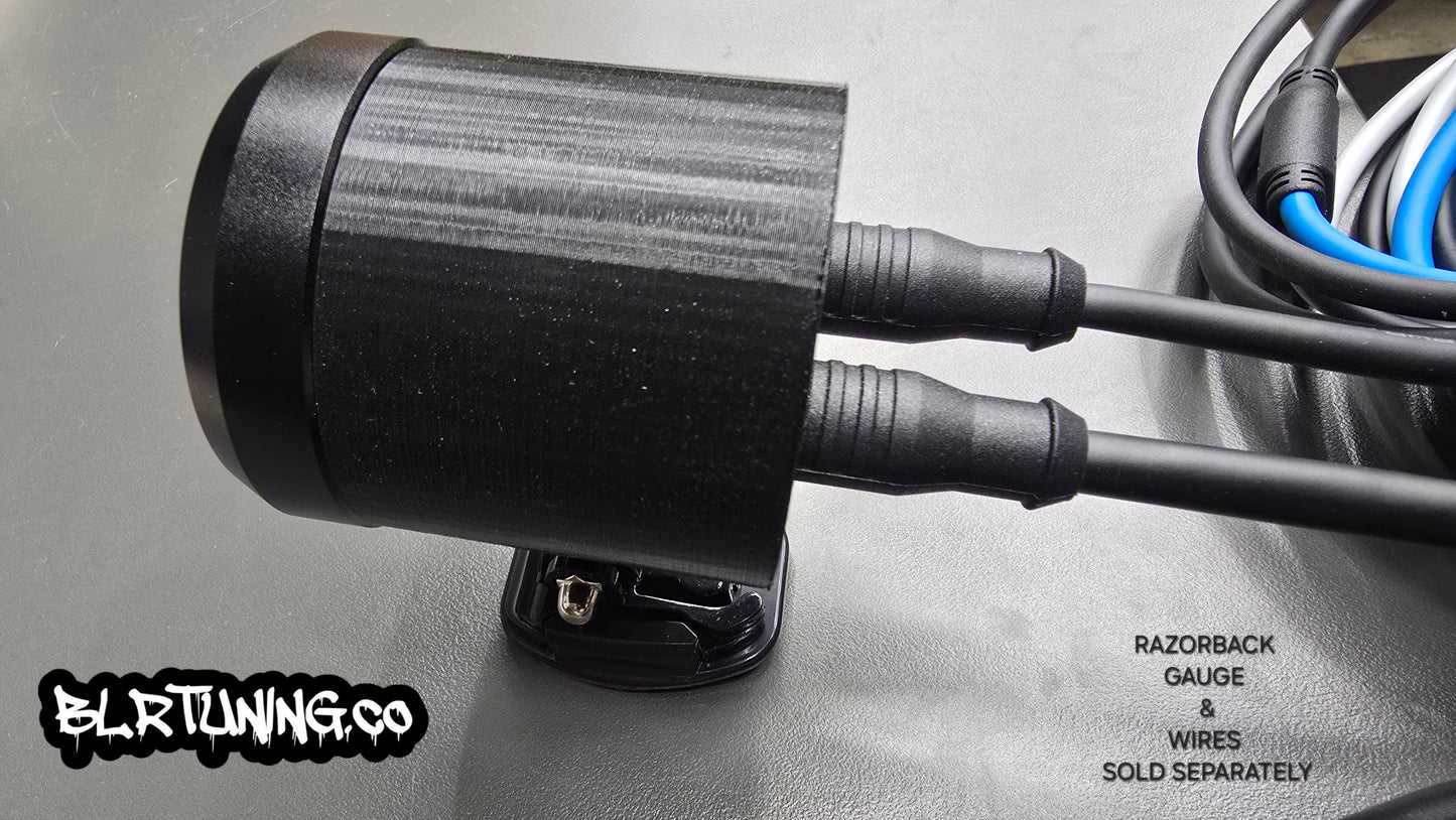 Universal Razorback Gauge ArmorPod – Action - Mount CVT Temp Gauge Holder FITS 3.0 - 3.1 - 3.2 RAZORBACK GAUGES