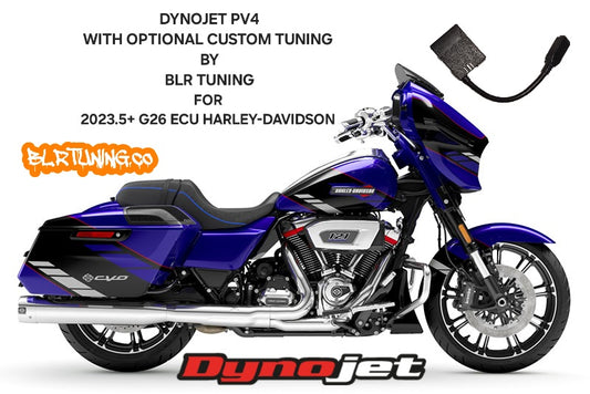 PV4-15-04 FOR HARLEY-DAVIDSON 2023.5 AND UP MODELS WITH G26 ECU BY DYNOJET WITH OPTIONAL CUSTOM TUNING BY BLR TUNING