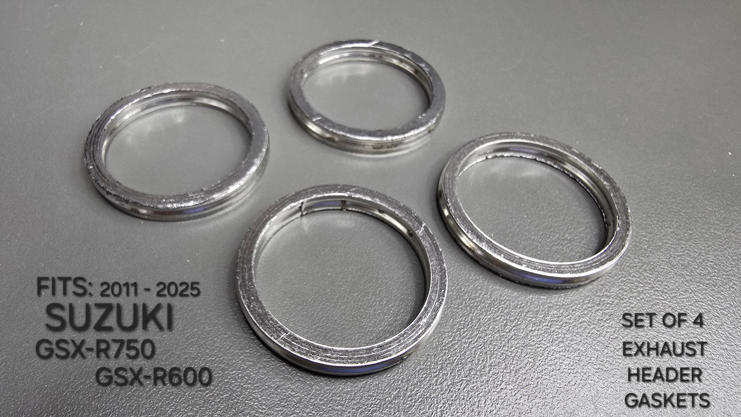 SUZUKI GSX-R750 GSX-R600 2011 - 2025 EXHAUST HEADER GASKETS