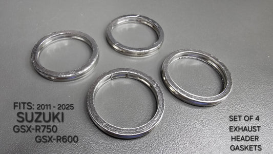 SUZUKI GSX-R750 GSX-R600 2011 - 2025 EXHAUST HEADER GASKETS