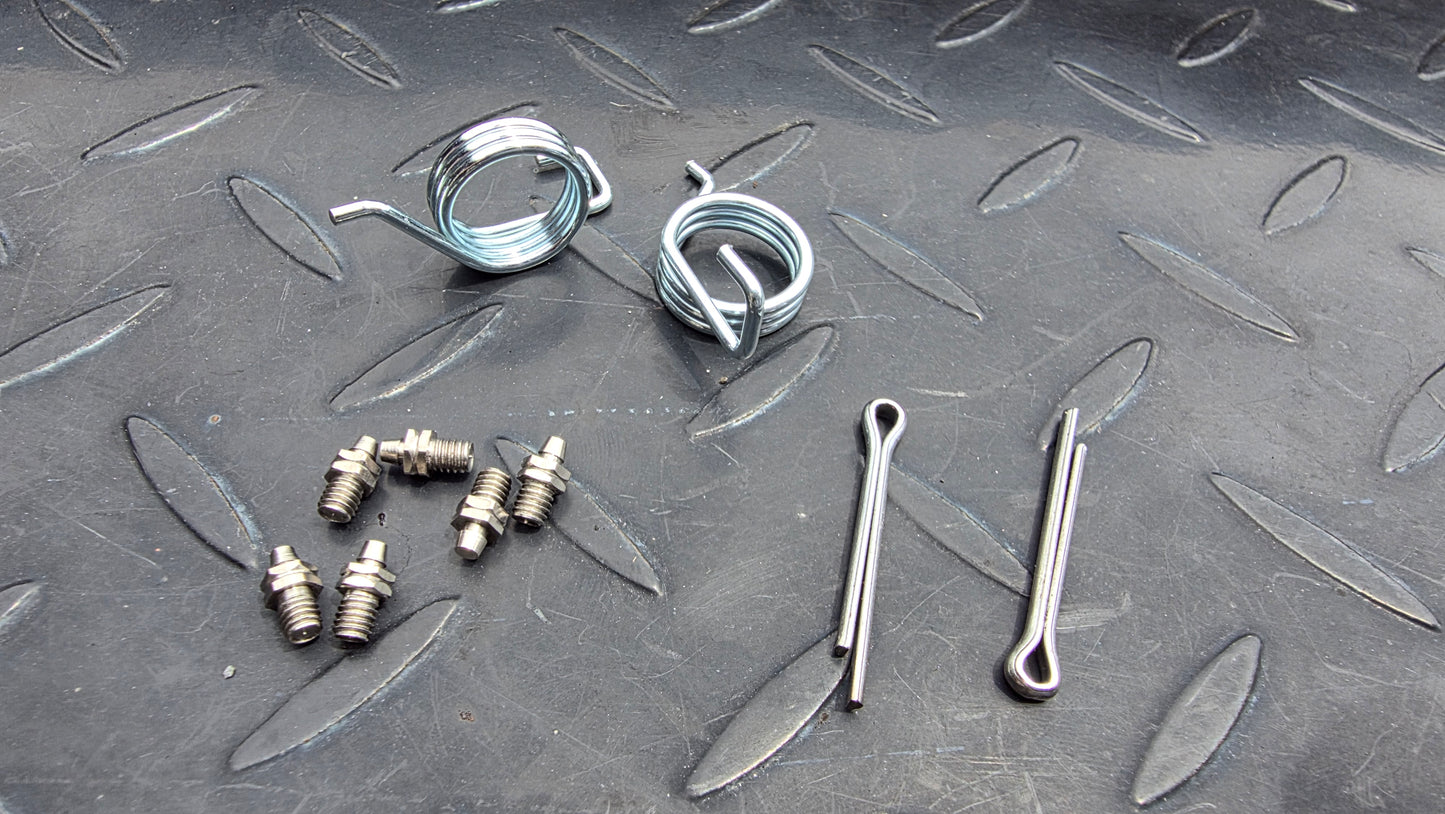 FOOT PEGS FOR STRIKE SHADOW 48v 60v 72v 2026 MODELS BILLET ALUMINUM WITH STAINLESS STEEL TEETH BY BLR TUNING