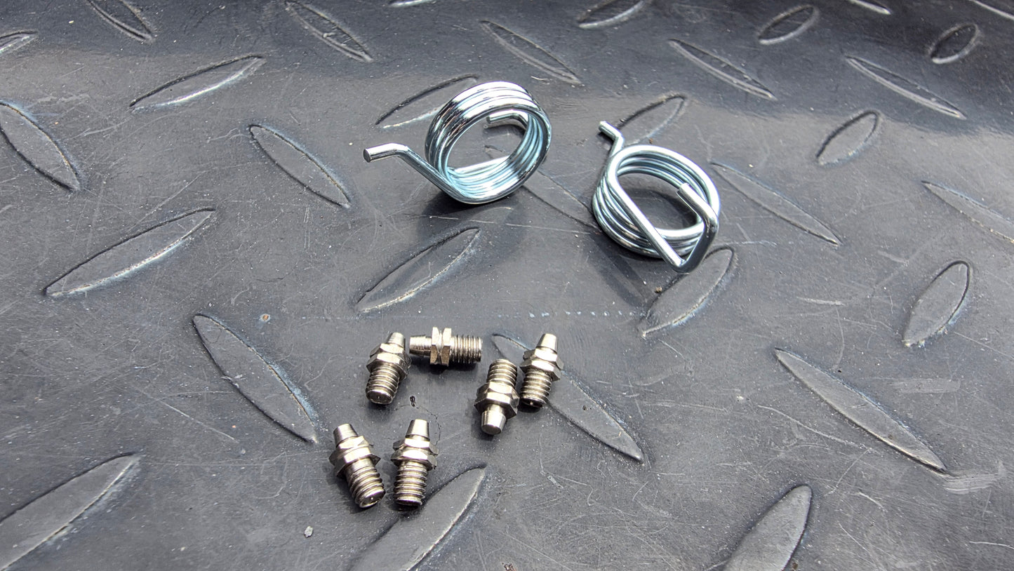 FOOT PEGS FOR STRIKE SHADOW 48v 60v 72v 2026 MODELS BILLET ALUMINUM WITH STAINLESS STEEL TEETH BY BLR TUNING