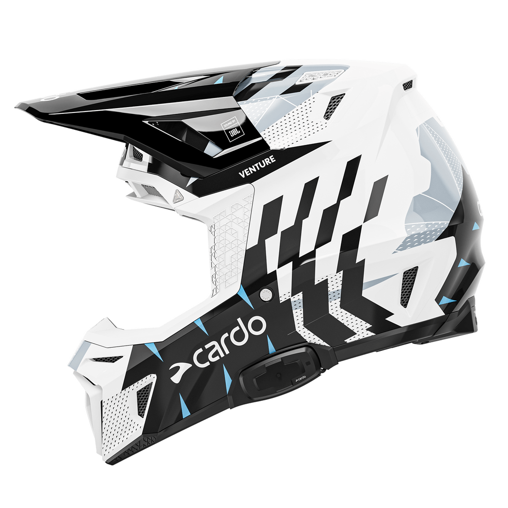 Cardo Venture Helmet – Integrated MX Communication | Leatt 8.5 Platform