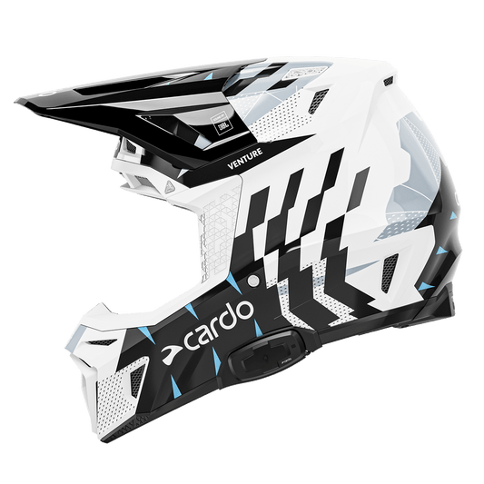 Cardo Venture Helmet – Integrated MX Communication | Leatt 8.5 Platform