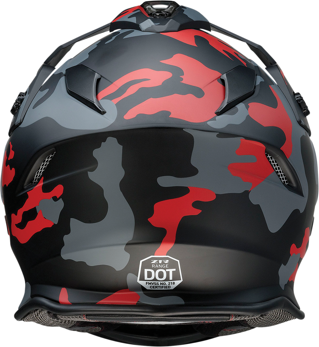 Z1R, Z1R Range Helmet - Camo Red, Model 0140-0095, Medium Size