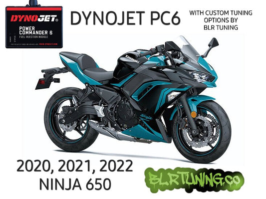 KAWASAKI NINJA 650 2020 2021 2022 PC6 BY DYNOJET WITH OPTIONAL CUSTOM TUNING BY BLR TUNING