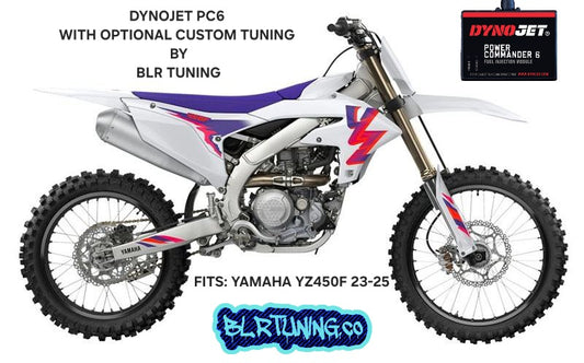 YAMAHA YZ450F 2023 - 2025 MODELS PC6 FUEL AND IGNITION CONTROLLER BY DYNOJET WITH OPTIONAL CUSTOM TUNING BY BLR TUNING