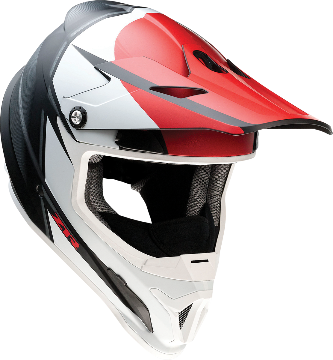 Z1R, Z1R Rise Snow Helmet Cambio 2XL by Z1R - Red, Black & White