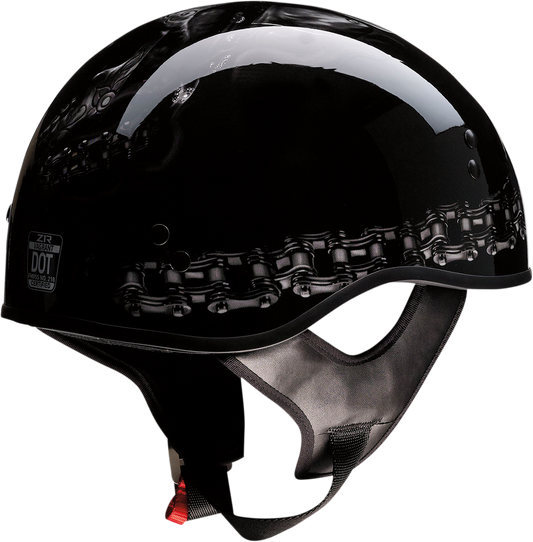 Z1R, Z1R Vagrant Helmet FTW - Black/Gray Small (Part Number 0103-1319)