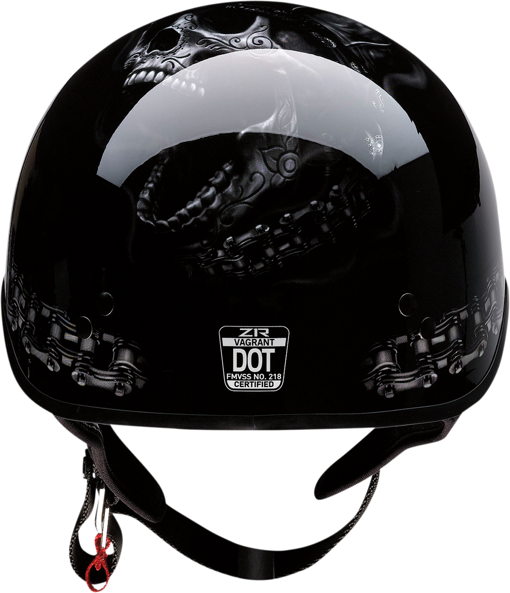 Z1R, Z1R Vagrant Helmet - FTW in Black/Gray - Large (Part #0103-1321)