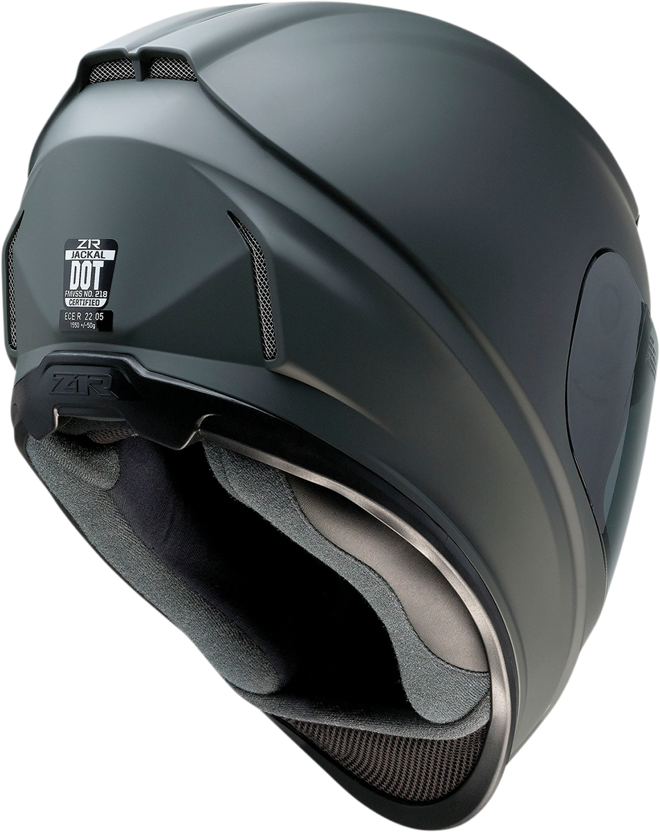 Z1R, Z1R Jackal Helmet Primer Gray with Smoke Shield - Large 0101-14002