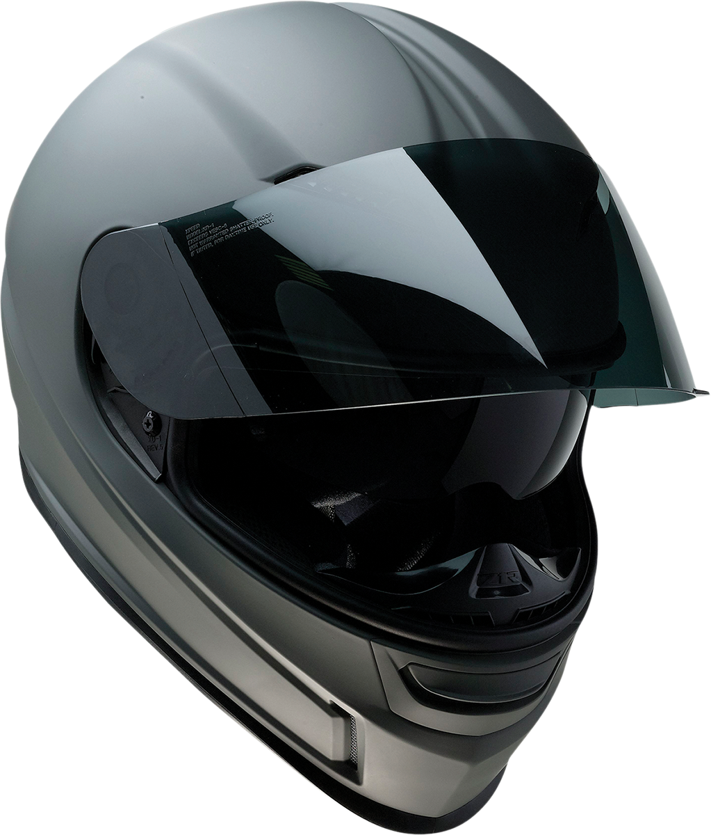 Z1R, Z1R Jackal Helmet Primer Gray with Smoke Shield - Large 0101-14002