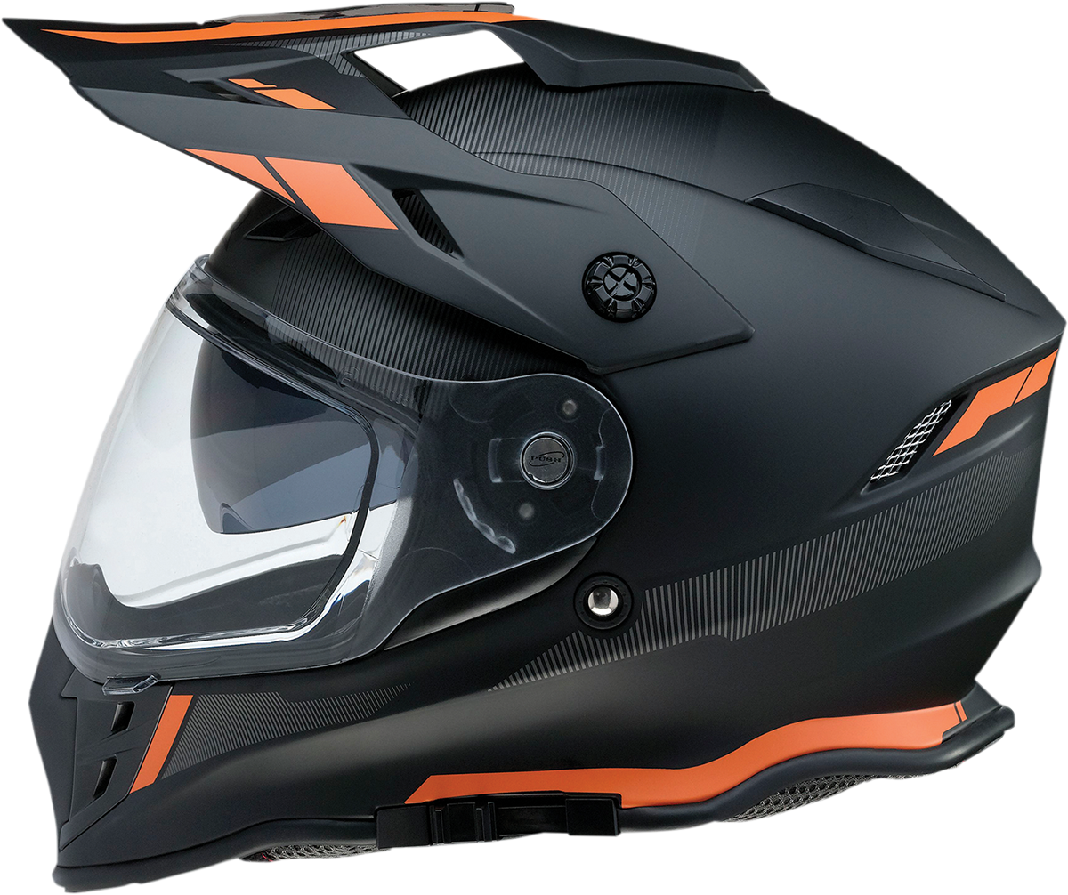 Z1R, Z1R Range Helmet - Uptake Black/Orange XL (Part No. 0140-0118)