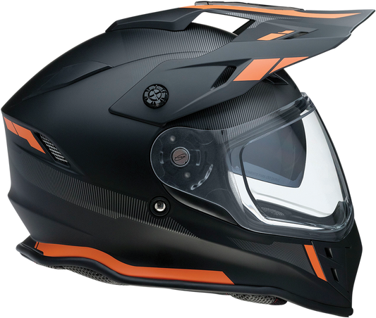 Z1R, Z1R Range Helmet - Uptake Black/Orange XL (Part No. 0140-0118)