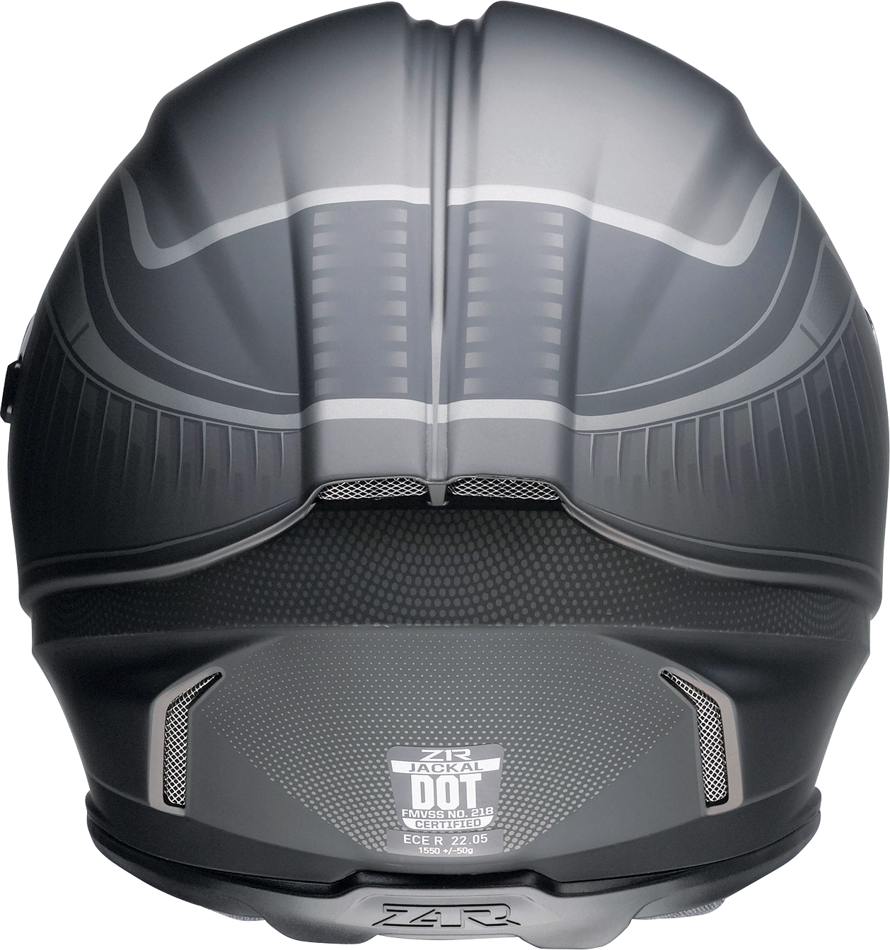 Z1R, Z1R Jackal Helmet Dark Matter Stealth XS - Injection-Molded Polycarbonate Shell with Advanced Ventilation
