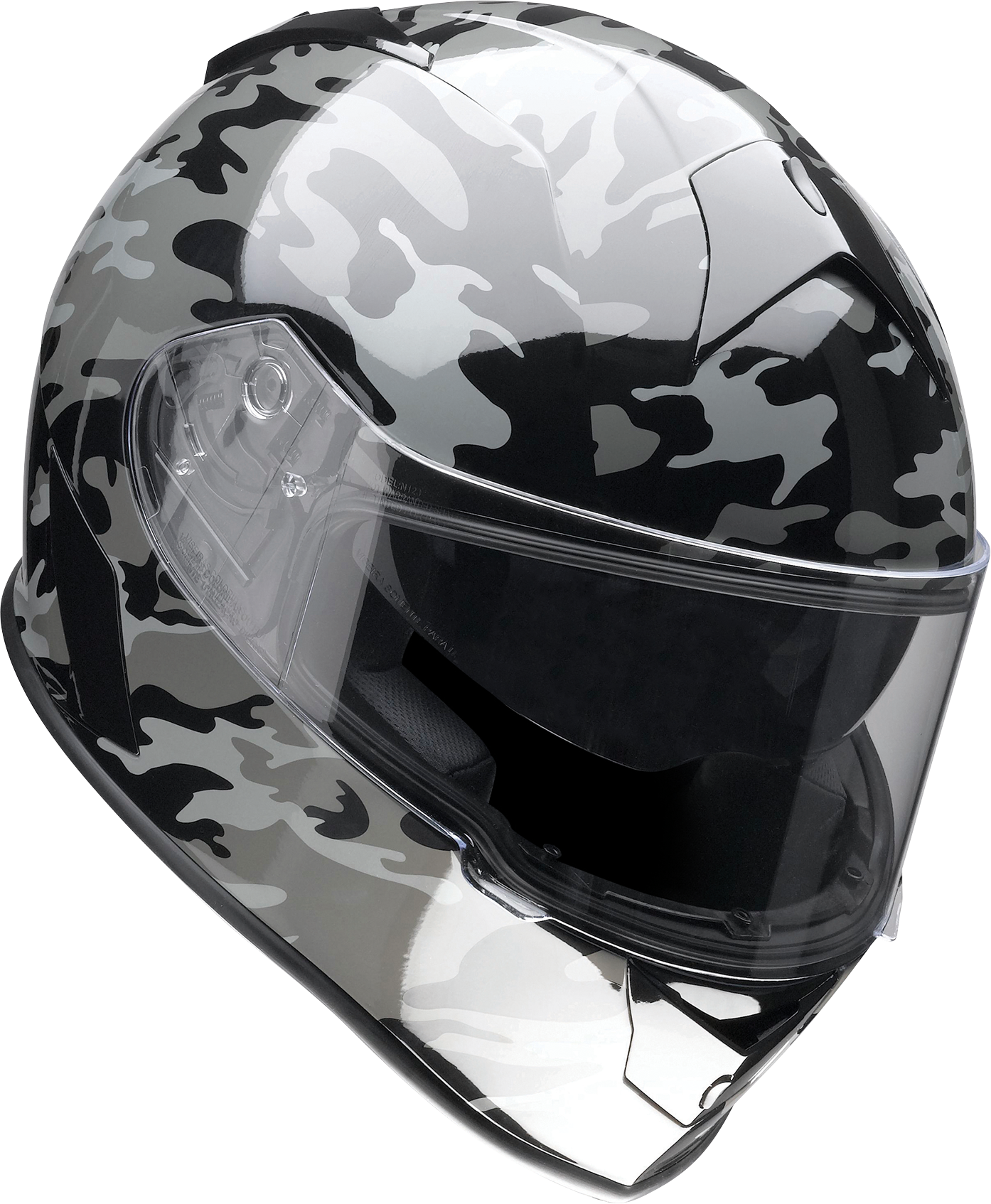 Z1R, Z1R Warrant Helmet - Camo Black/Gray - Medium by Z1R Part 0101-14367