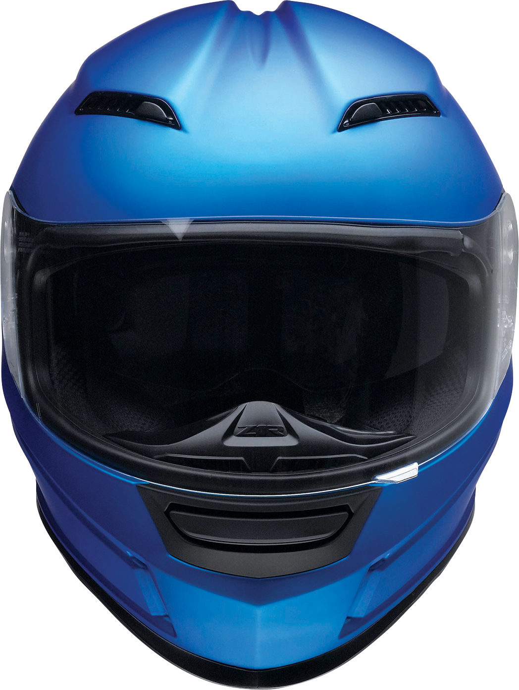 Z1R, Z1R Jackal Helmet Satin Blue Large - Injection-Molded Polycarbonate Shell with Drop-Down Sun Visor