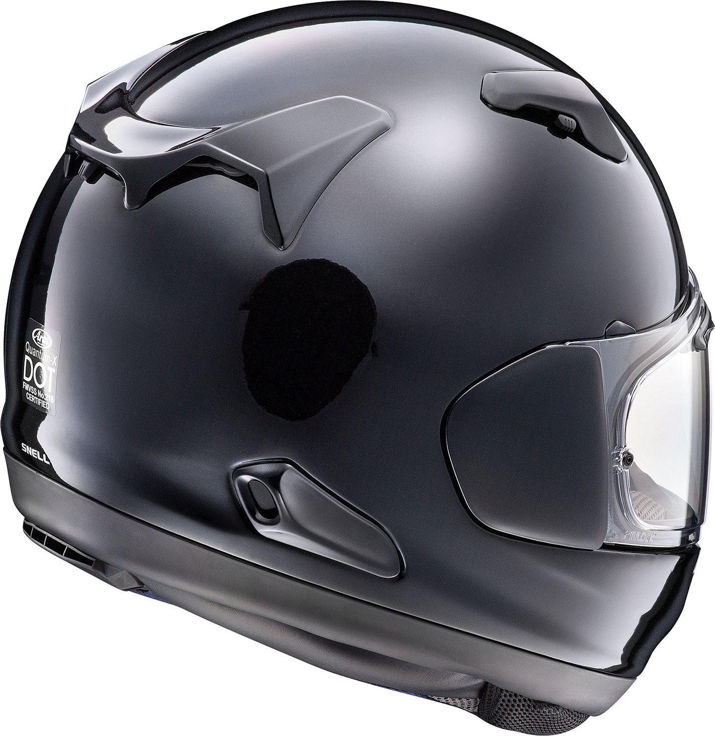 ARAI HELMETS, ARAI Helmets Quantum-X Pearl Black 2XL – Advanced Oval Shell Design with VAS-MV Shield and Pinlock Max Vision Lens