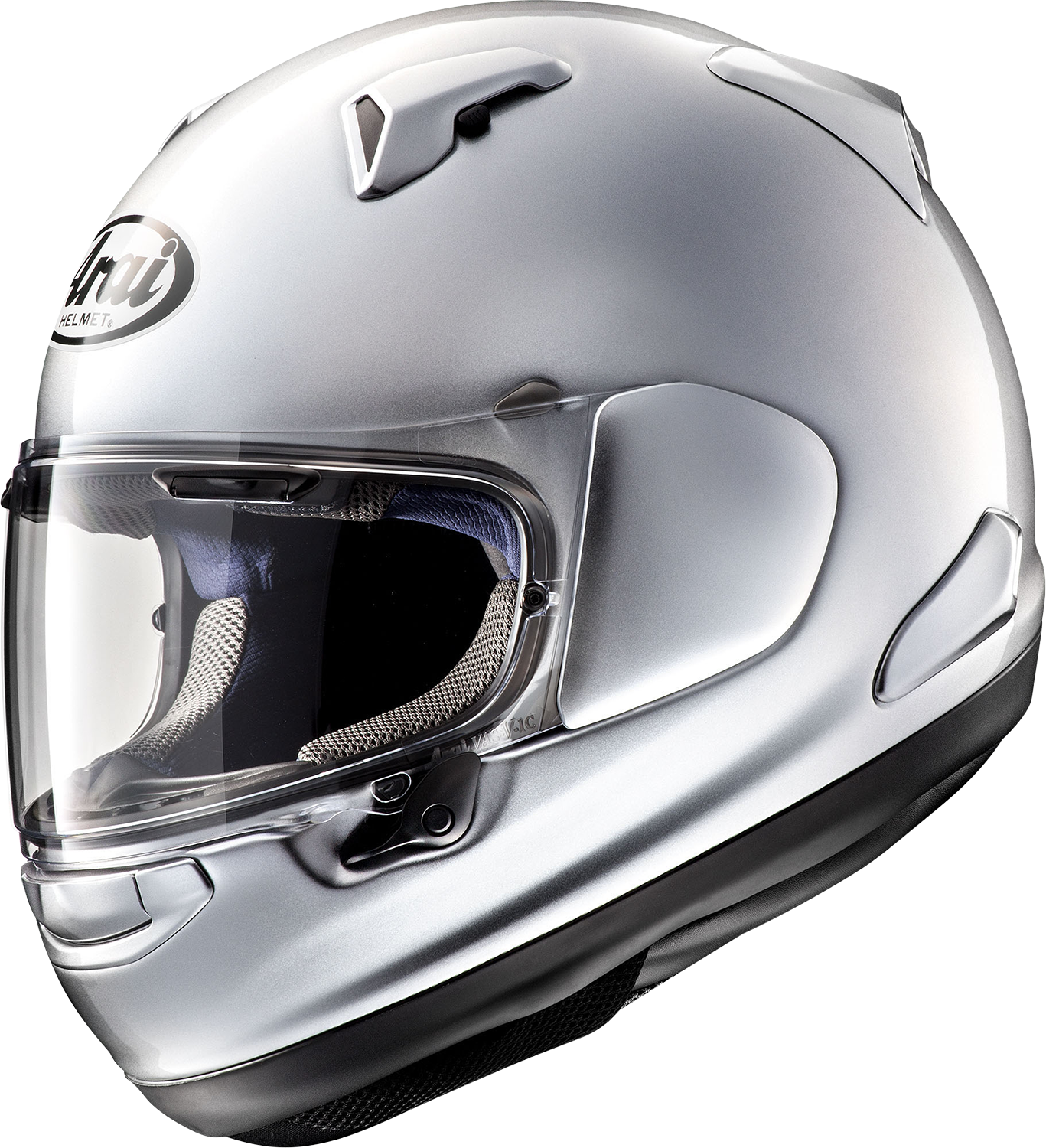 ARAI HELMETS, Arai Helmets Quantum-X Helmet in Aluminum Silver (Size 2XL) – VAS Shield System & Enhanced Safety Features
