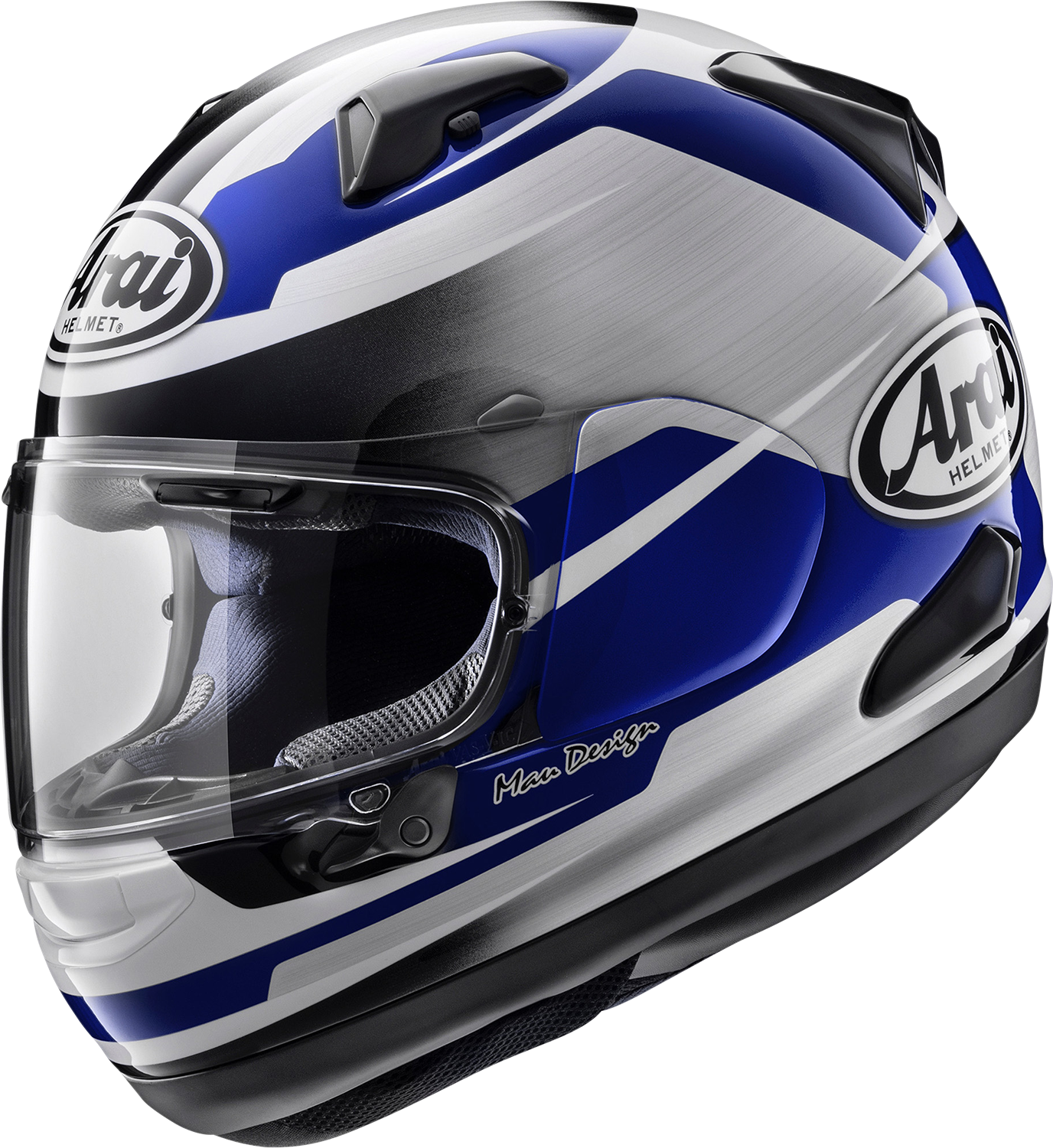 ARAI HELMETS, ARAI Helmets Quantum-X Steel Blue 2XL Helmet with VAS-Max Vision Shield and Pinlock MaxVision