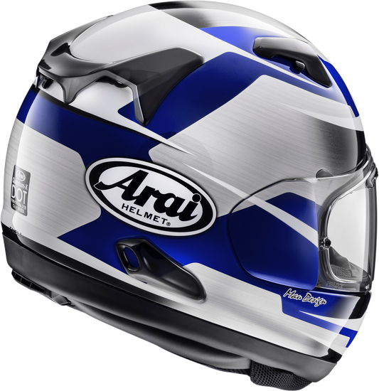 ARAI HELMETS, ARAI Helmets Quantum-X Steel Blue 2XL Helmet with VAS-Max Vision Shield and Pinlock MaxVision