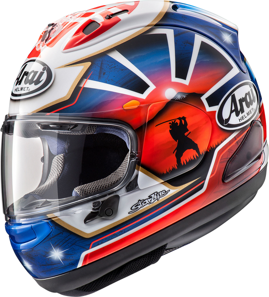 ARAI HELMETS, ARAI HELMETS Corsair-X Dani Samurai-2 Blue Large Helmet (Part 0101-15776)